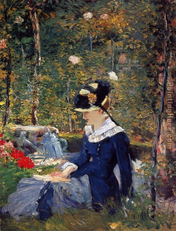 Edouard Manet Young Woman in the Garden